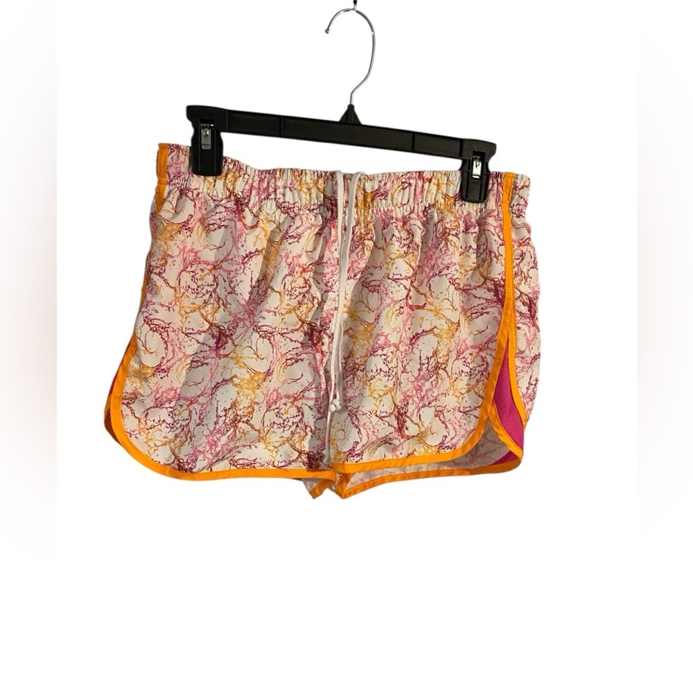 MTA Sport Women's Pink and Orange Athletic Shorts